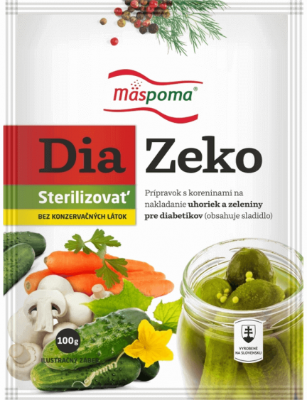 Dia Zeko nakladač na uhorky pre diabetikov