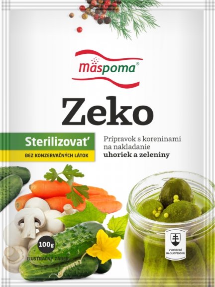 Zeko prípravok na zavárané uhorky