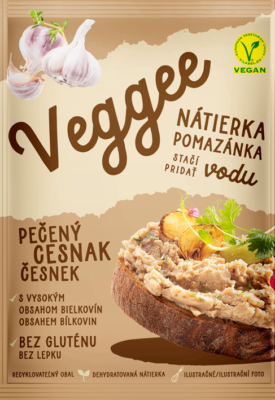 Veggee rastlinná nátierka pečený cesnak