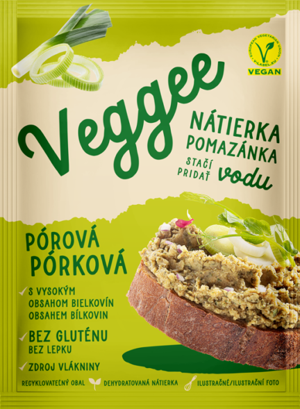 Veggee rastlinná nátierka pórová