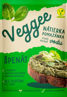 Veggee rastlinná nátierka špenát