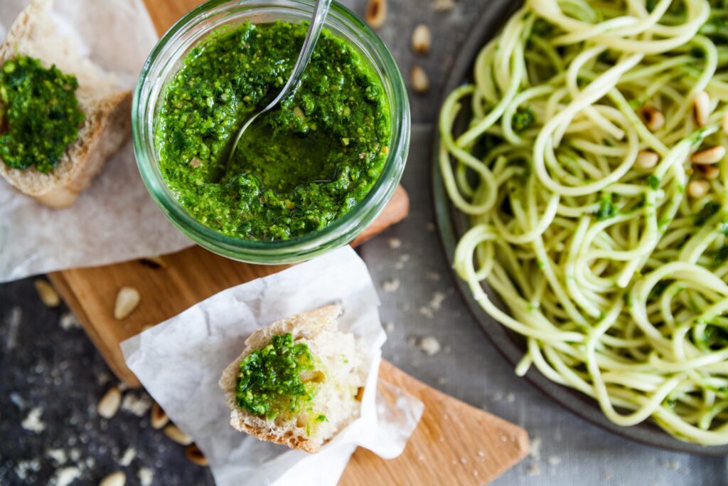 Pesto z medvedieho cesnaku